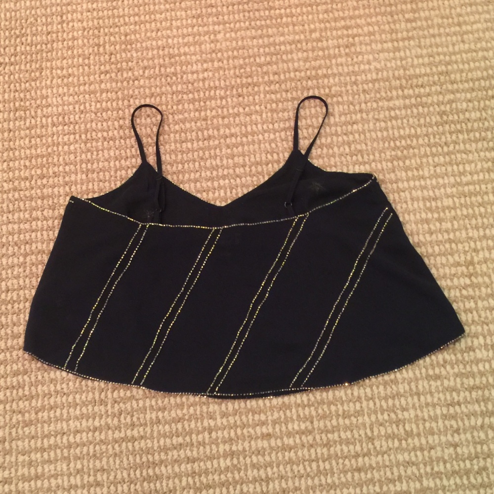 Miss Selfridge Black and Gold Star Tank 6 - Picture 6 of 6
